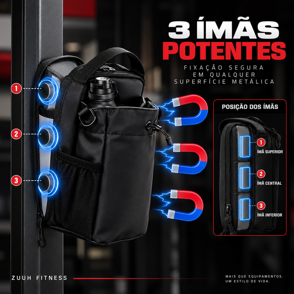 Mala de Ginásio com Magnético