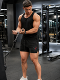 Short de Corrida Masculino Estampado, Secagem Rápida