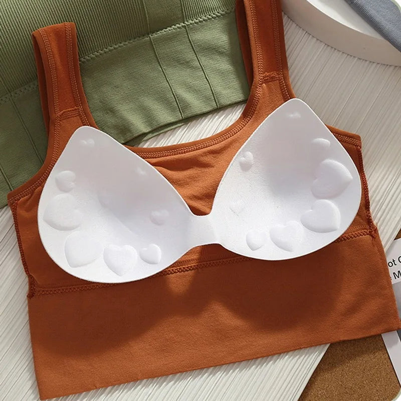 Sutiã Desportivo Sem Costura Push Up