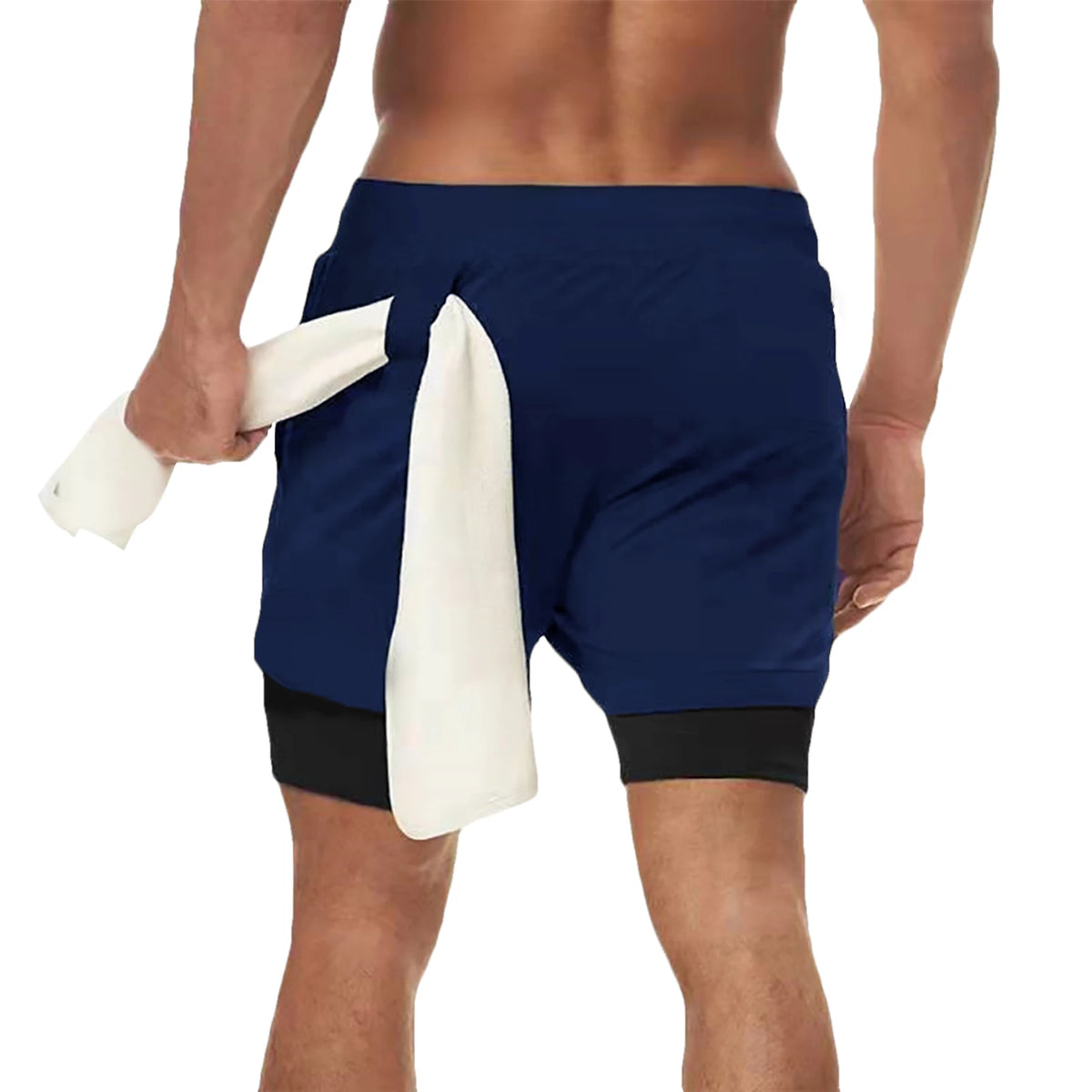 Short Masculino Slim, Cordão Ajustável
