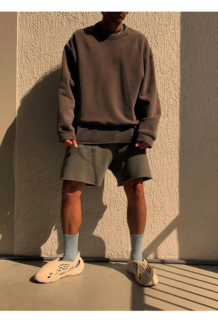 Short Masculino Oversized de Moletom, Treino e Casual